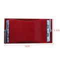 Rectangle paper grit sandpaper holder hand sander red black.