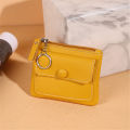 Zipper Card Holder Keychain Wallet Kids Coin Mini Coin Purse Black Card Holder Mini Change Purses.