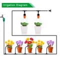 30M-10M DIY Drip Irrigation System Automatic Watering Garden 4/7 Hose Micro Drip Watering Kits with Adjustable Drippers. 
