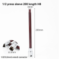 Hex Socket Wrench 1/2 Inch 200MM Long Screwdriver Sleeve Screwdriver Sleeve Hex Head Screwdriver Sleeve Hex Head H6. 