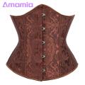 Shape-holding Corset Floral Jquard Undercst circumference Corset for Women Adjusle Bk Strap Body Shaping Girdle for Cosplay Party Stwear Pale Style Design Buyers' Favorite.