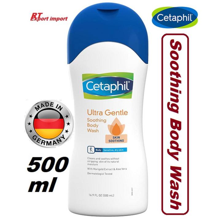 Cetaphil Ultra Gentle Body Wash, Skin Soothing-500ml