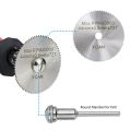 45Pcs Diamond Engraving Accessories Set HSS Circular Saw Blade Set.