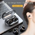 【FUPANG】OWS bone conduction earbuds TWS wireless headphones digital display gaming headsets Noise sport earphones. 