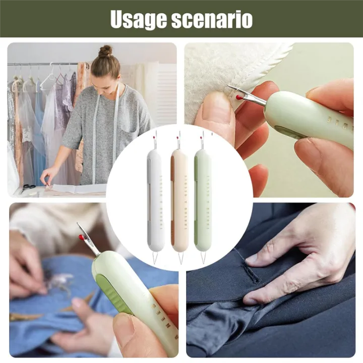 ARELENE%206PCS%20Seam%20Ripper,2%20in%201%20Needle%20Threader%20Seam%20Ripper%20Threading%20and%20Seam%20Remover%20Seam%20Ripper%20Tool%20Needle%20Threaders%20-%20Image%202