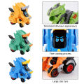 【3C VictoryEagle】SF 2 In Monster Truck Car Toy Children Dinosaur Toys Boy Deformation Figures Robot Toys Birthday Christmas Gifts. 