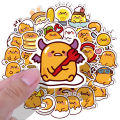 50/60pcs Cute Kawaii Cartoon Lazy Egg Sticker. 