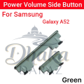 Samsung Galaxy A52 External Side Buttons Power On Off + Volume Control Button Outside Side Keys Replacement Parts.