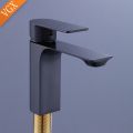 VGX Bathroom Faucets Matte Black Basin Mixer Sink Crane Faucet Gourmet Hot Cold Water Tap Washbasin Brass Single Hole Tapware. 