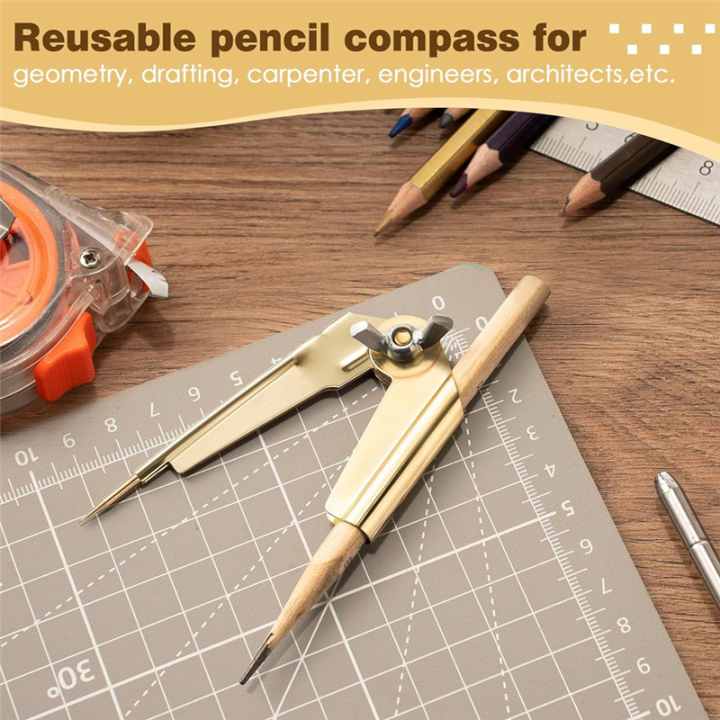 Pencil%20Compass%20and%20Scriber,%20Compass%20Scribe%20Tool,%20Woodworking%20Compass%20Scriber,%20Accurate%20Circle%20Compass%20Tool%20for%20Drawing%20-%20Image%206