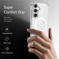 Samsung Galaxy A16 5G Non-Yellowing Clear Hard Polycarbonate Transparent Back Cover ,Compatible with MagSafe Charging.