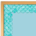 bulletin board border-1 Roll x mermaid board border-Blue. 