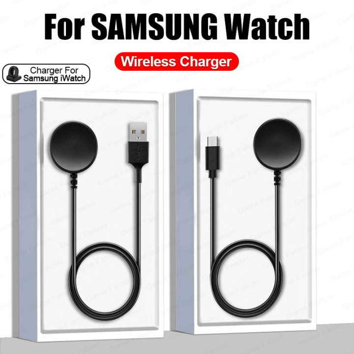 Portable Wireless Charger Cable For Samsung Galaxy Watch 5 Pro Fast Charging Dock For Galaxy Watch 5 3 2 4 USB Charging Station
