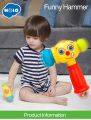 HOLA 3115 Baby Toys Musical Hammer Toy Newborn 0-18 Months Musical Toy Toddler Electronic Trumpet Toys for Children.