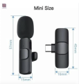 K9 Wireless DuelProfessional Microphone Type-C Lapel Lavalier Microphone Remove Noise For Android Mobile Lindaa.