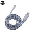 1.8m Usb Rs232 To Rj45 Console Cable For Cisco H3c Arba Fortinet Router Ftdi Usb Console Cable Extension Line. 