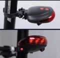 Beam Bike Logo Waterproof Rear Bicycle Tail Light 2 Laser+5 LED Red Lamp 4 Flashing Model Night Safety Warning Accessories. 
