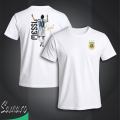 Messi Short Sleeve Football Jersey For Men - Half Sleeve Signature t shirt - Argentina Jersey.
