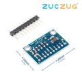 【Mary DAI Store】Bit I2C Module ADC 4 channel with Pro Gain Amplifier RPi. 