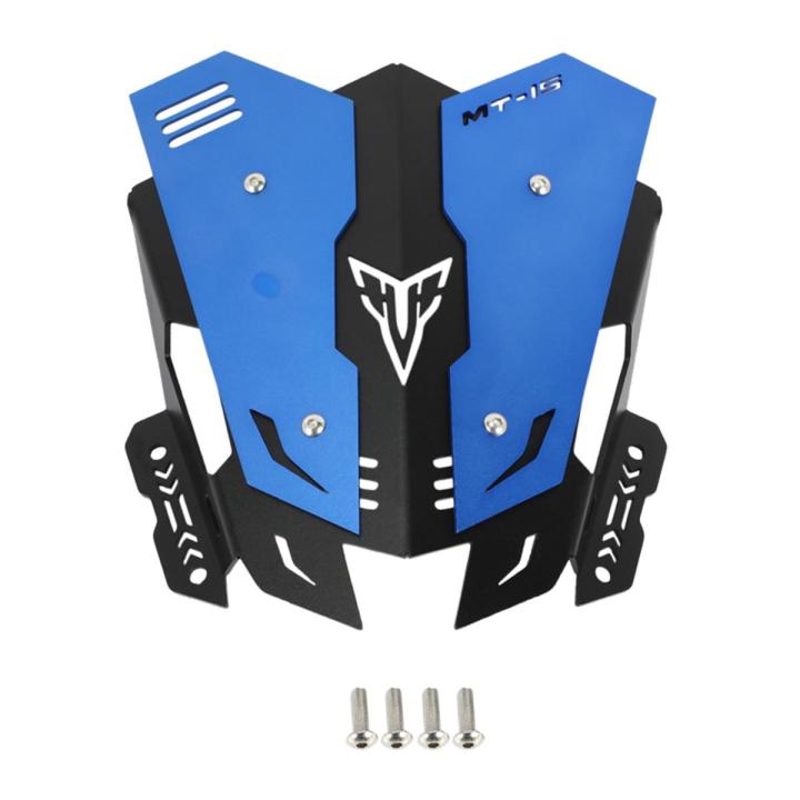 for YAMAHA MT15 MT 15 2018-2020 Motorcycle Windshield Windscreen Kit Deflector Accessories, Blue