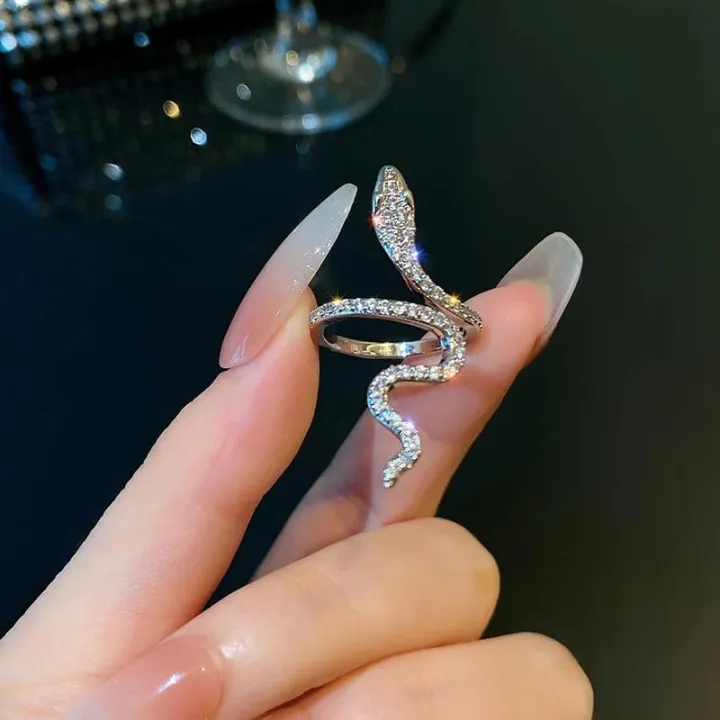 Zircon%20New%20Adjustable%20Snake%20Shape%20Finger%20Ring%20for%20Girls%20-%20Image%203