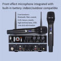 Wireless Microphone System Single Cordless Microphone Set Single Cordless Microphone Set UHF Professional Dynamic Mic Metal for Karaoke Home Church. 