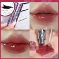 KH Y Ice Rock Purple Extract Mirror Lip Lacquer Water Light Lipstick Moisturizing Full Lips No Stain On Cup White Lipstick. 
