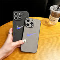 Fashion personality NIKE big brand laser lambskin case for iPhone 15 Pro Max 14 13 12 pro 11 soft cover. 