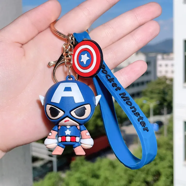 Disney%20Marvel%20Superhero%20PVC%20Keychain%20Cartoon%20Spiderman%20Hulk%20Thor%20Keyrings%20Cute%20Captain%20America%20Iron%20Man%20Keyholder%20Avengers%20Gift%20-%20Image%207