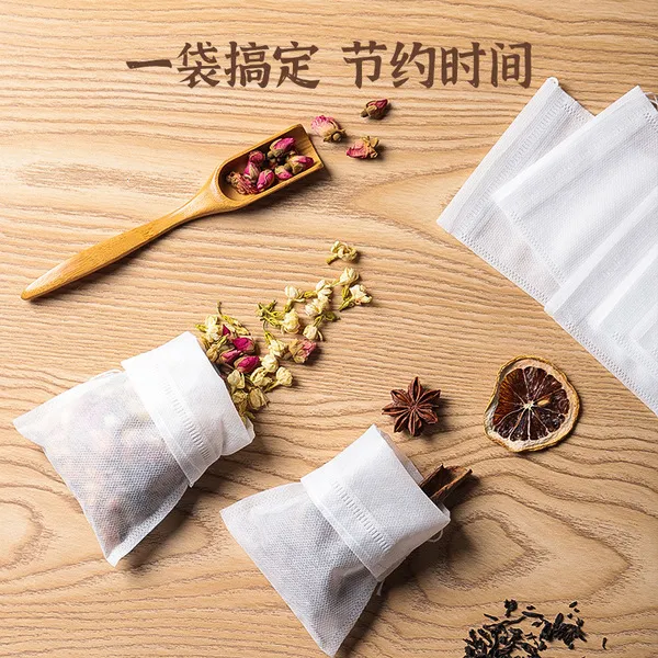 100/50%20Pack%20Disposable%20Tea%20Filter%20Bag%20Empty%20Tea%20Bags%20Drawstring%20Loose%20Tea%20Bag%207x9%20cm%20-%20Image%203