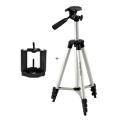 Mobile Dslr Tripod Camera Stand With Remote - Silver And Black - Tripod.
