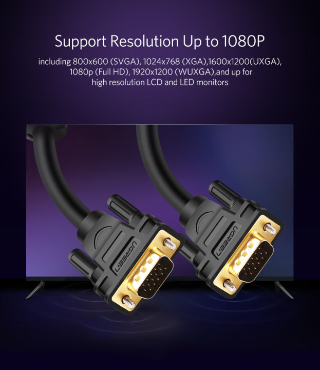U%20green%20VG101%20VGA%20Cable%20Male%20to%20Male%20Adapter%201080P%2015%20Pin%20Cord%20Wire%20for%20Computer%20Monitor%20Projector%20VGA%20Cable%205m-20m%20Black%20-%20Image%204