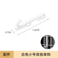 PK0K Wholesale Grid Sheet Barbed Wire Mesh Nailless Hook Shelf Wall Display Hook Kindergarten Storage Plastic Hanging.