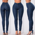Women Skinny Stretch Denim Slim High Waist Trousers Leggings Jeans Pants-Color & Size Your Choice. 