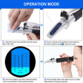 yieryi Handheld 0-100‰ Seawater Salinity Meter Sodium Chloride Concentration Refractometer. 