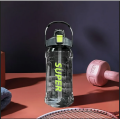 1.5 Liter Sports Water Bottle with Straw, 1500ml Leakproof BPA-Free Plastic Bottle,.