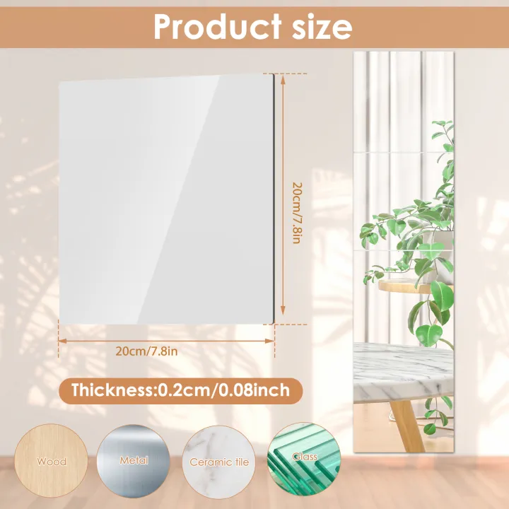 4/8Pcs%20Acrylic%20Mirrors%20Set%20Self%20Adhesive%20Mirror%20Tiles%202mm%20Thick%20Flexible%20Unbreakable%20Mirror%20Sticker%20Square%20Mirror%20Wall%20Stickers%20-%20Image%206