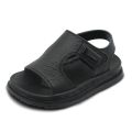 Summer Beach Sandals For Boys Korean Style 2024 Fashion Children Footwear PU Leather Anti-slippery Soft-soled Kid's Shoes.
