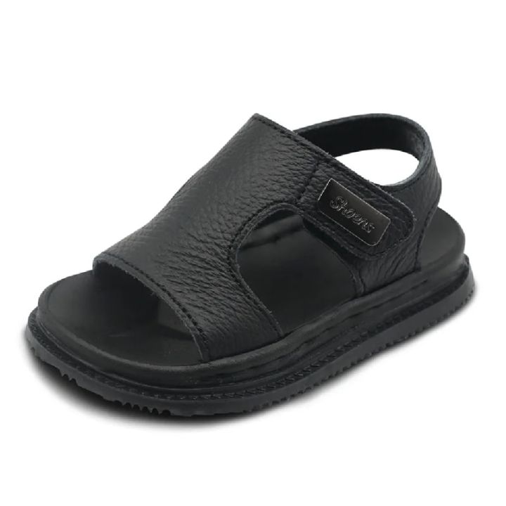 Summer%20Beach%20Sandals%20For%20Boys%20Korean%20Style%202024%20Fashion%20Children%20Footwear%20PU%20Leather%20Anti-slippery%20Soft-soled%20Kid's%20Shoes%20-%20Image%206