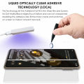Akcoo Pixel 7 Pro Screen Protector UV Liquid full screen adhesive for Google 7 Pro 5G Tempered Glass film fingerprint unlock. 