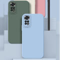 Olige Case For Redmi Note 11 11s Liquid Silicone Matte Shockproof Lens Protector Soft Phone Case Back Cover. 
