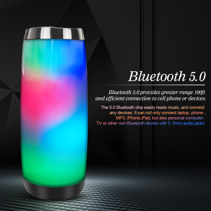 LED%20TG157%20Portable%20Bluetooth%20Speaker%20Wireless%20Subwoofer%20Dual%20Bass%20Column%20Boombox%20BT%20AUX%20TF%20Music%20Play%20For%20Outdoor%20Camping%20-%20Image%204
