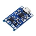 5Pcs- With Protection TP4056 Charging Module 5V 1A Micro USB With Current Protection 18650 Battery Charger Circuit Adapters TP4056 Circuit TP4056 Charging Module Type B Low Price Circuit.