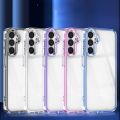 Fashions-BDLuxury Shockproof Transparent Case for Samsung Galaxy S25 S24 S23 S22 Ultra Plus S25 Edge S25FE S24FE S23FE S21FE A53 A52 Cover. 