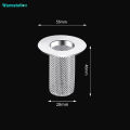 Multifunctional Stainless Steel Floor Drain Filter Mesh Basket Filter Bathroom Kitchen Sink Anti-clog Slag Strainer.