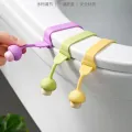 Creative product Silicone Toilet Seat Cover Adjustable Portable Sanitary Closestool.