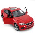 1/24 BMW X6 X6M Coupe Alloy Sports Car Model Diecast Metal Toy Vehicles Car Model High Simulation Collection Childrens Toys Gift. 