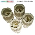 High temperature resistant ceramic lamp/Bulb holder E27(Patch type)/B22( Pin type)   High quality ceramic Light Base. 