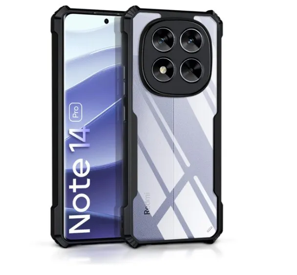 Generic Compatible With Xiaomi Redmi Note 14 Pro 5G/ Xiaomi POCO X7 5G Case, Hybrid Heavy Duty Protection Defender Kickstand Armor Case Cover, Anti-Fall Drop Protection, Shockproof Case, Black | Best Price - View #10