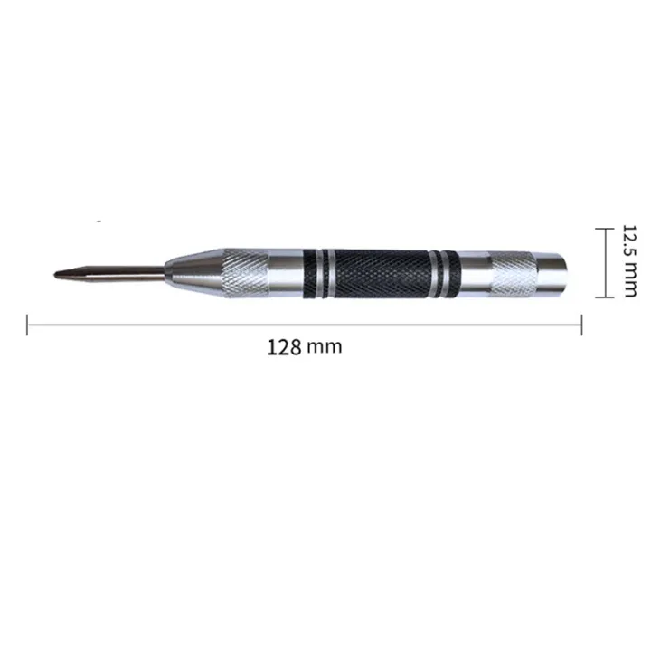2Pcs%20Automatic%20Center%20Punch%20Center%20Hole%20Punch%20Spring%20Loaded%20Marking%20Starting%20Holes%20Tool%20Woodwork%20Tool%20Drill%20Bit%20-%20Image%202